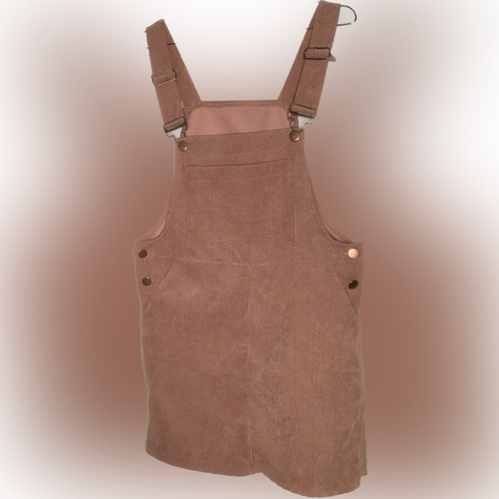 Corduroy Overall Dress